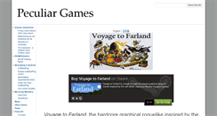 Desktop Screenshot of peculiar-games.com